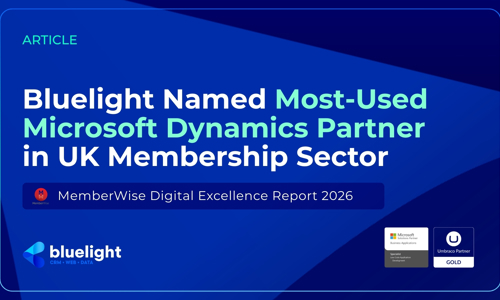Bluelight Named Most-Used Microsoft Dynamics Partner in UK Membership Sector | DX2026