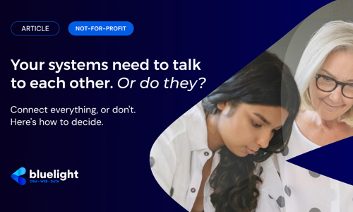 Your systems need to talk to each other. Or do they?