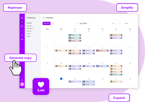 Click Social Media Calendar